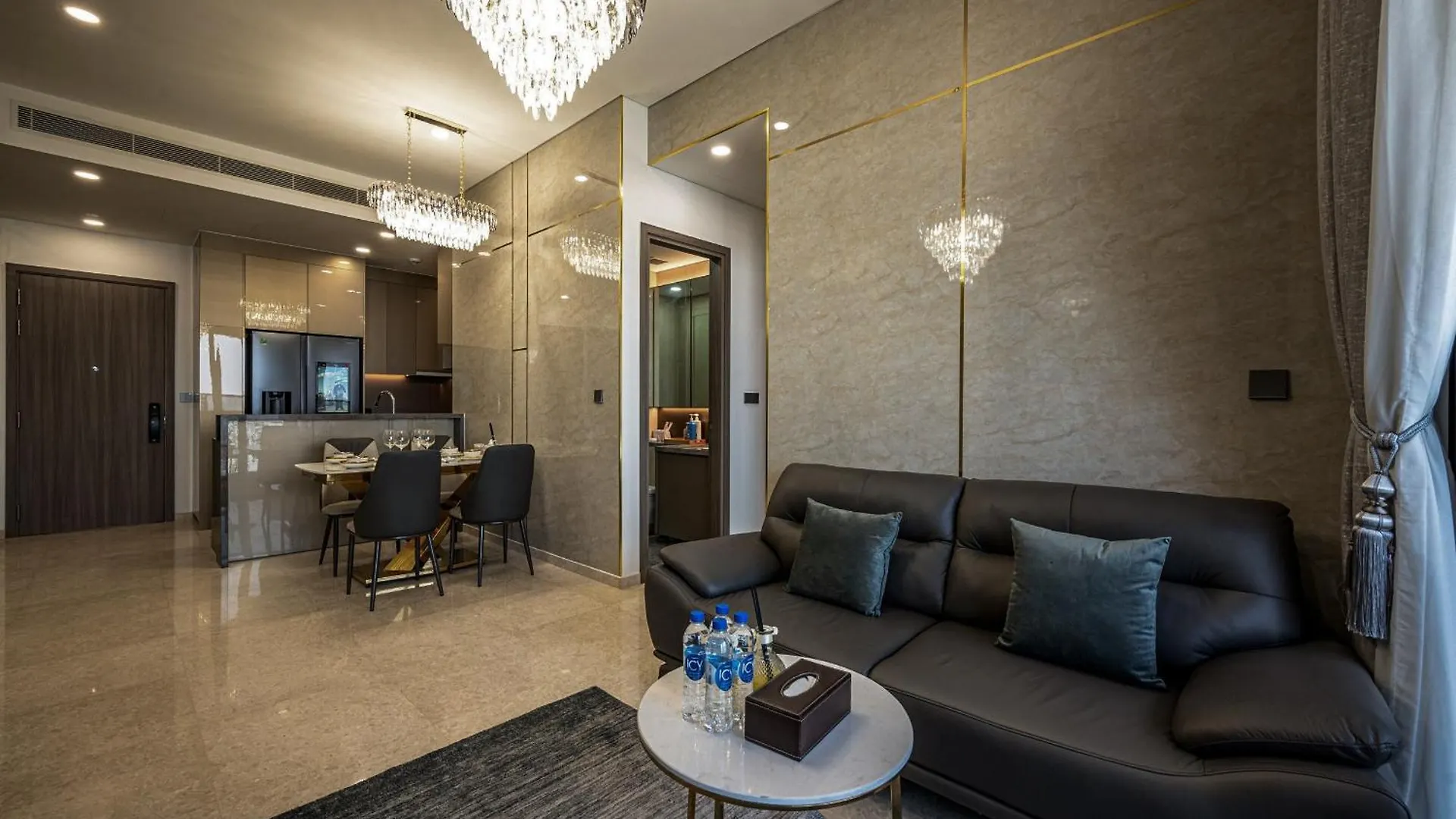 Marq Luxury Apartment 229 Inifity Pool Gym City Center ホーチミン市